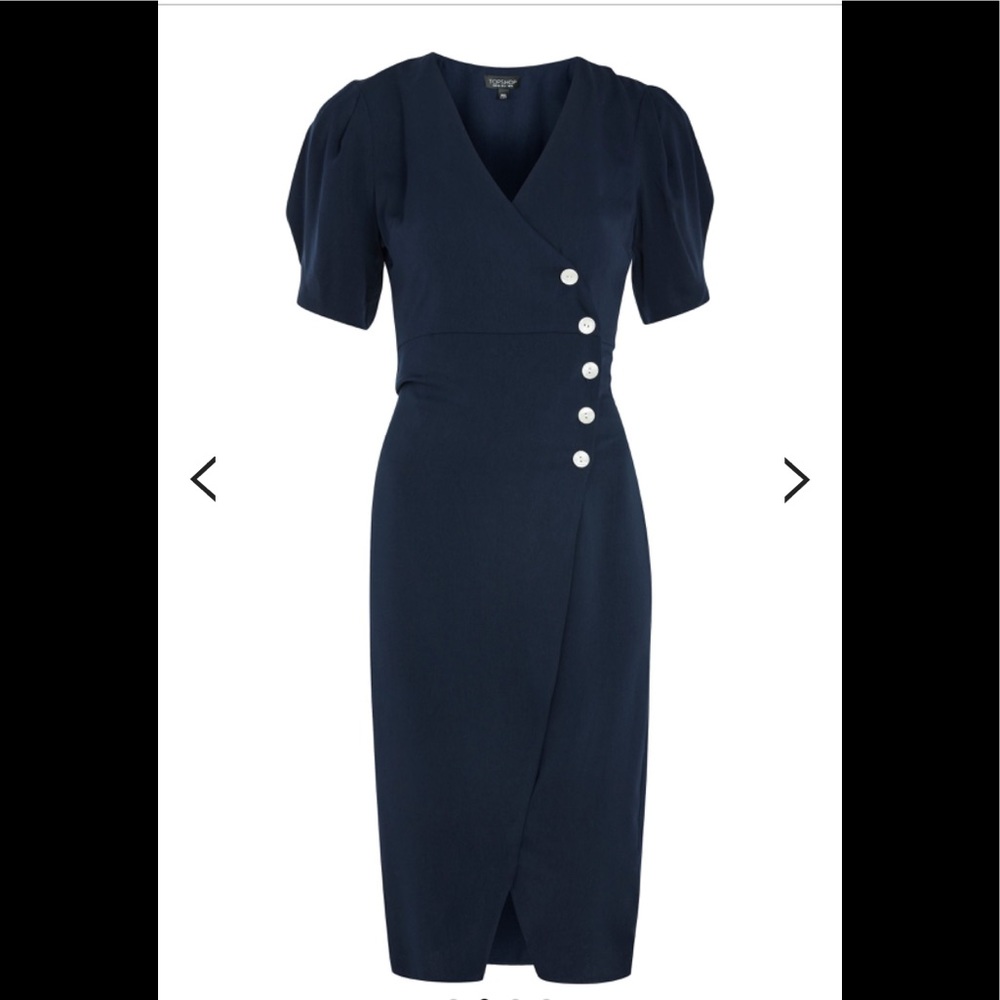 NWT Topshop French Navy dress